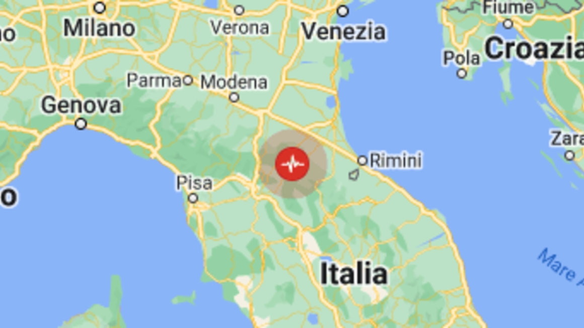 Terremoto, forte scossa di magnitudo 4.8 tra Toscana e Romagna: epicentro a Marradi