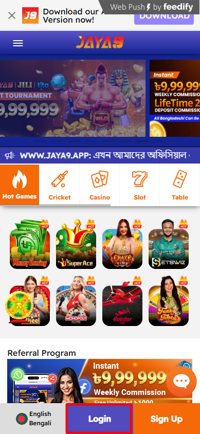 Experience Thrilling Gaming with Jaya9 Casino Login